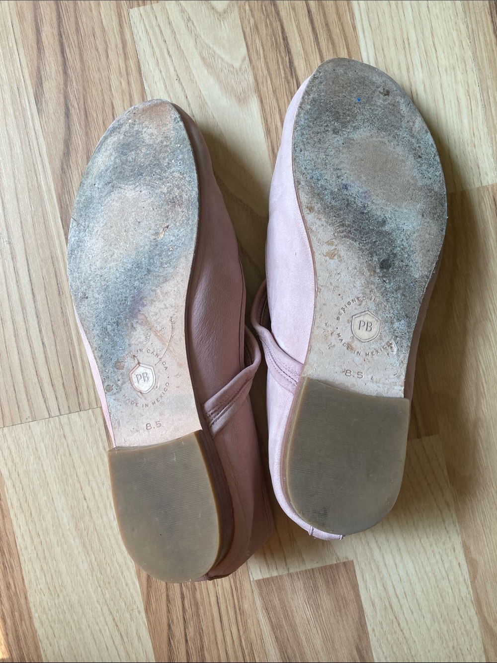 Poppy Barley Blush Modern-Day Mary Jane Suede Flats with Silver Buckle - Picture 4 of 10